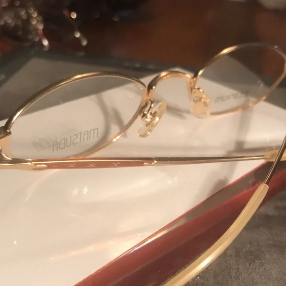 COPY - Matsuda Glasses Gold Titanium Vintage 90s 10225. Never owned, matsuda ca… - Picture 3 of 8
